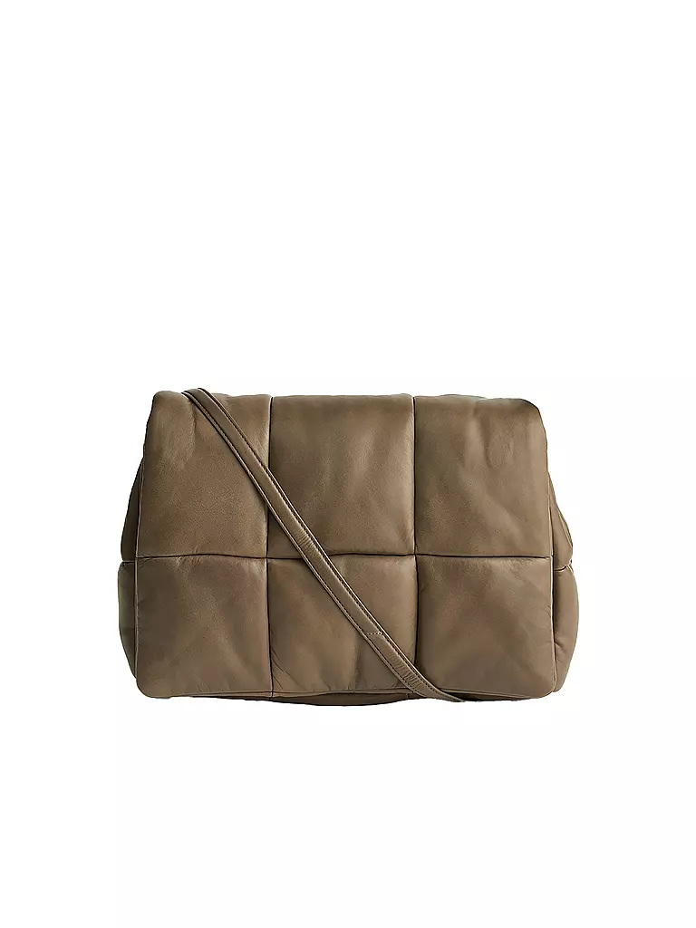 STAND | Ledertasche - Clutch Bag Wanda | grün