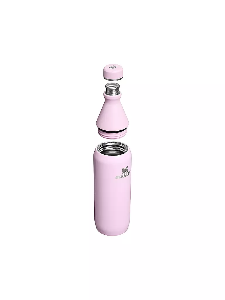 STANLEY | Isolierflasche - Thermosflasche 0,6l ALL DAY SLIM BOTTLE CHERRY BLOSSOM | koralle