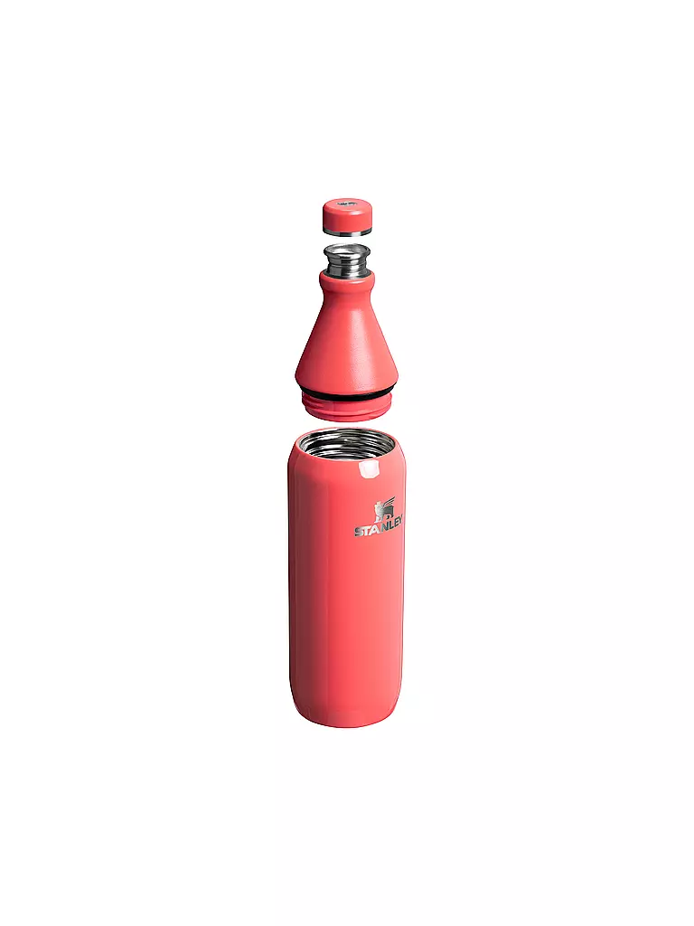 STANLEY | Isolierflasche - Thermosflasche ALL DAY SLIM BOTTLE 0,6l Hot Coral | rosa