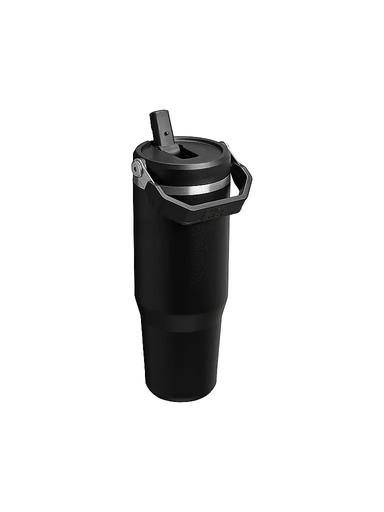 STANLEY | Isolierflasche - Thermosflasche Classic FLIP STRAW 2.0 0,8l  Black | koralle