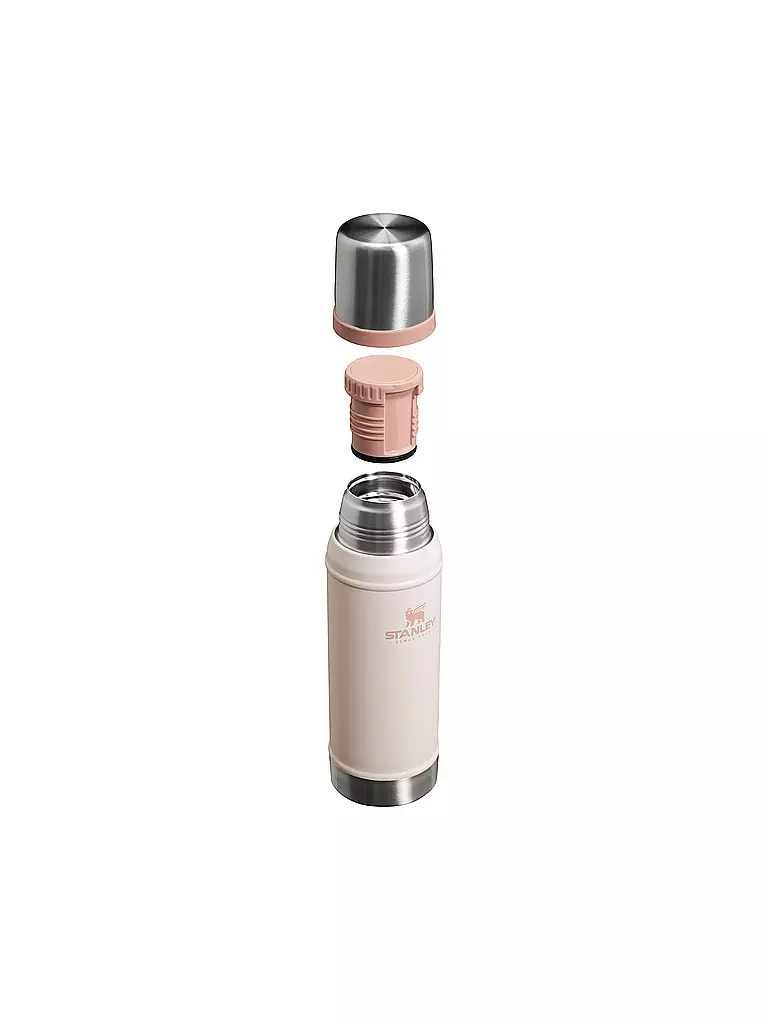 STANLEY | Isolierflasche - Thermosflasche Classic Legendary Bottle 0,75l Rose Quartz | grau