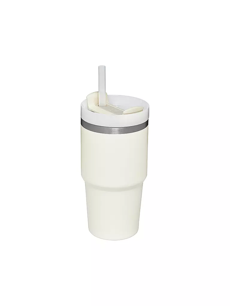 STANLEY | Isolierflasche - Thermosflasche Quencher H2.0  0,6l Cream | schwarz