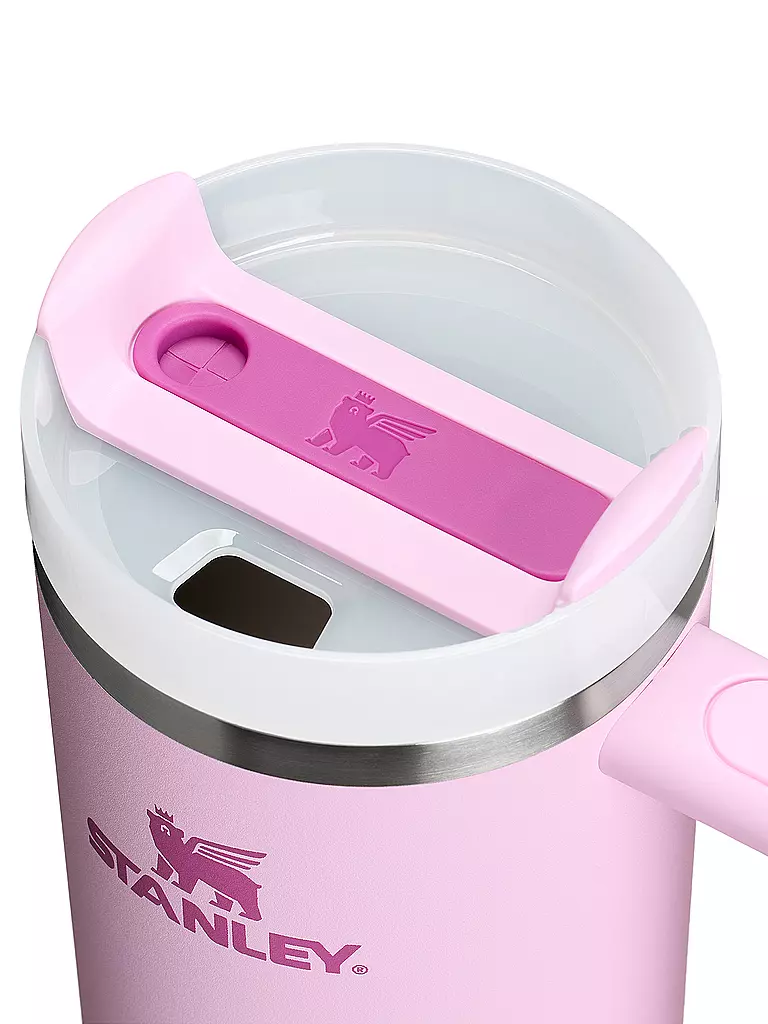 STANLEY | Isolierflasche - Thermosflasche Quencher H2.0 0,89l  Cherry Blossom | hellgrau
