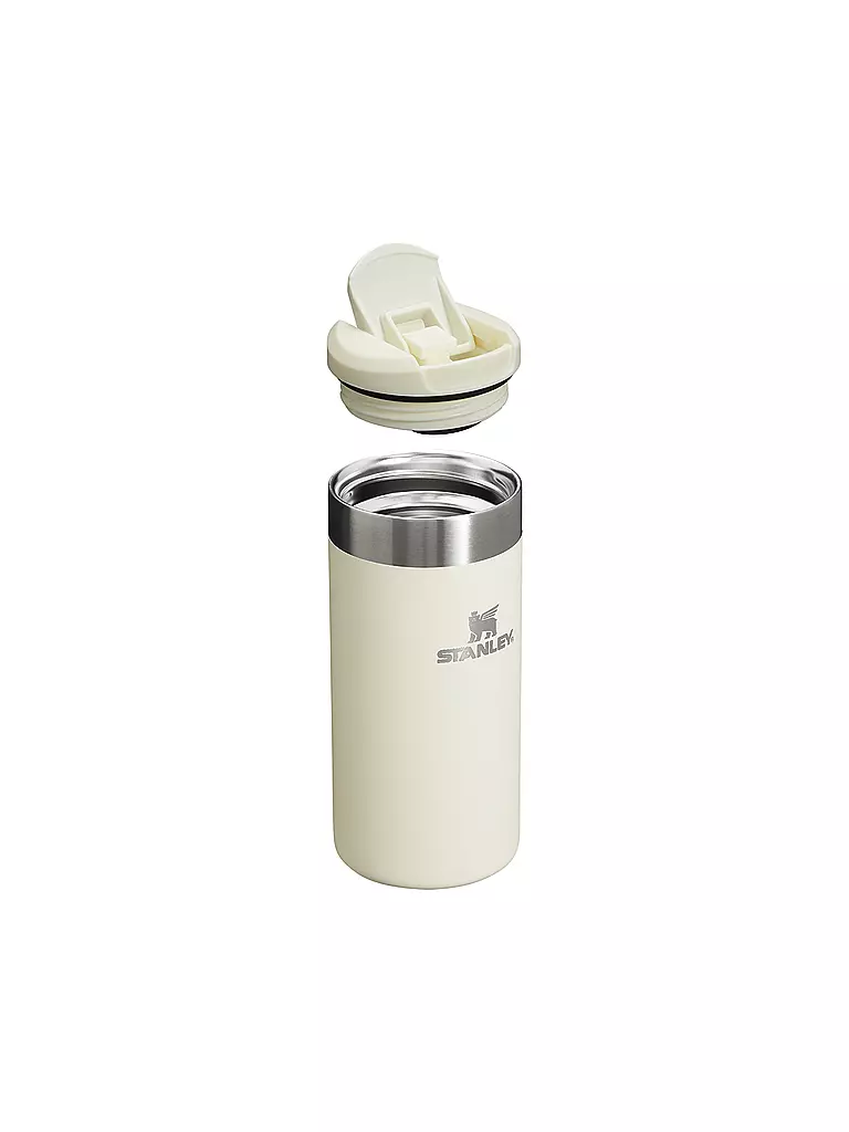 STANLEY | Isoliertrinkbecher AEROLIGHT TRANSIT MUG 0,35l Cream | koralle
