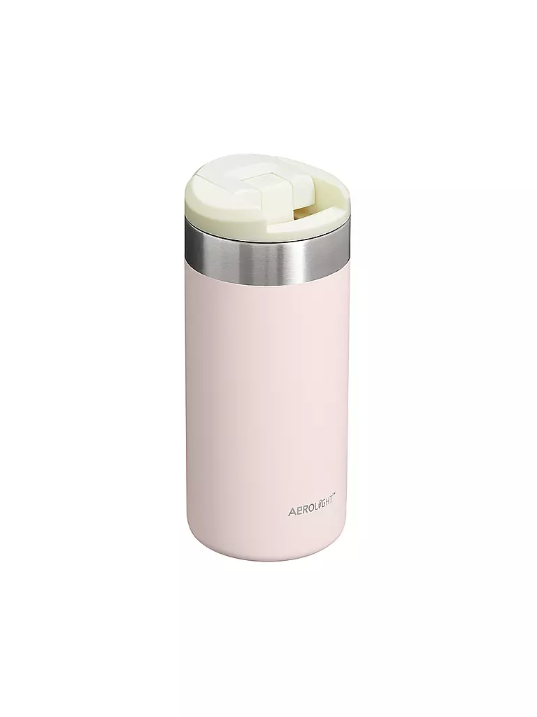 STANLEY | Isoliertrinkbecher AEROLIGHT TRANSIT MUG 0,35l Rose Quartz | koralle