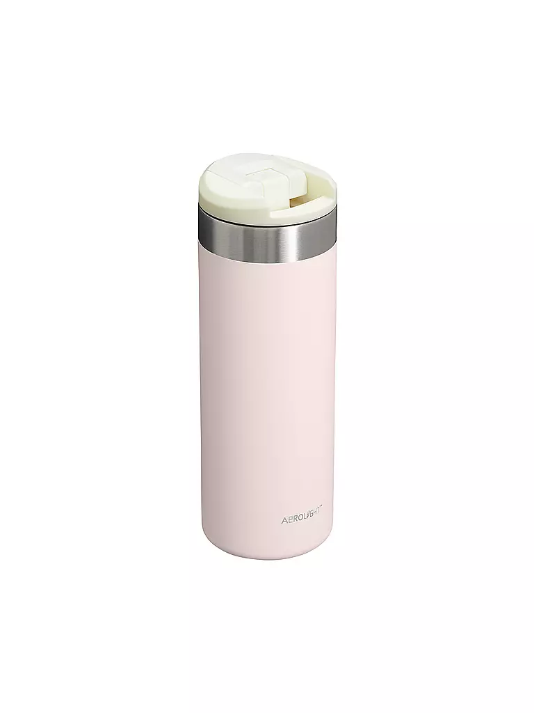 STANLEY | Isoliertrinkbecher AEROLIGHT TRANSIT MUG 0,47l 2.0 Rose Quartz | hellgrau