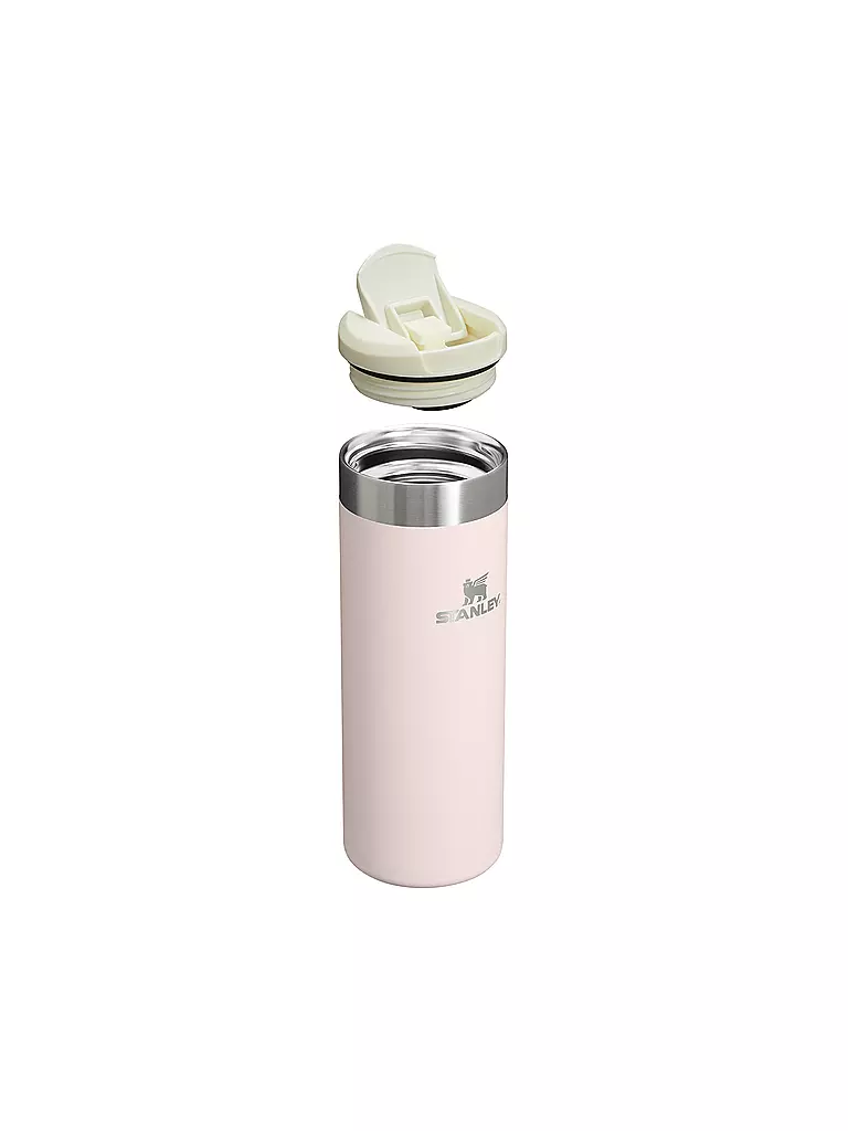 STANLEY | Isoliertrinkbecher AEROLIGHT TRANSIT MUG 0,47l 2.0 Rose Quartz | hellgrau