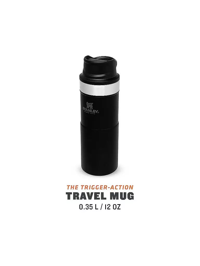 STANLEY | Trigger-Action Travel Mug 0,35l Schwarz | schwarz