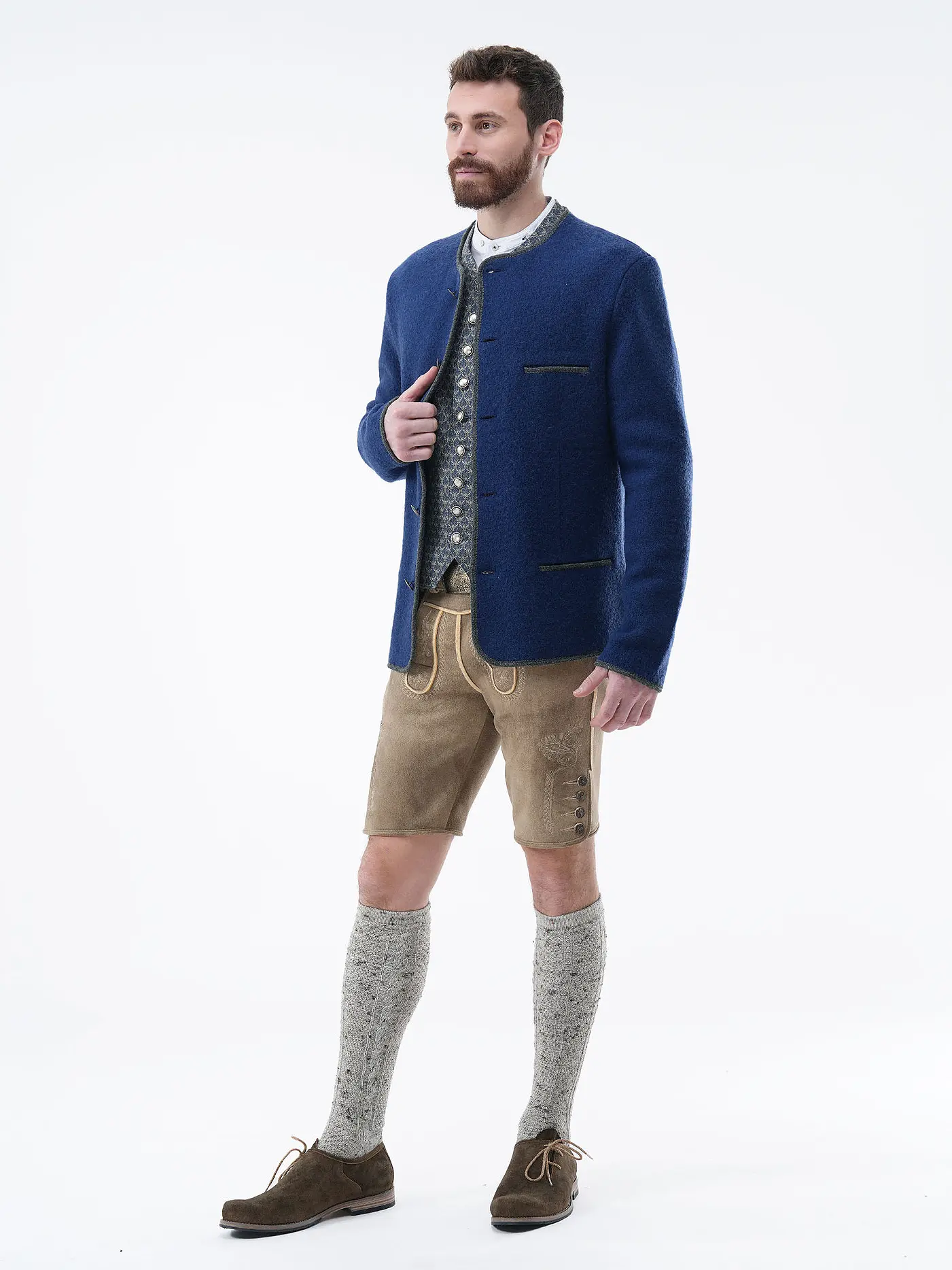 STAPF | Trachtenjacke Relaxed Fit BRUNHARD  | blau