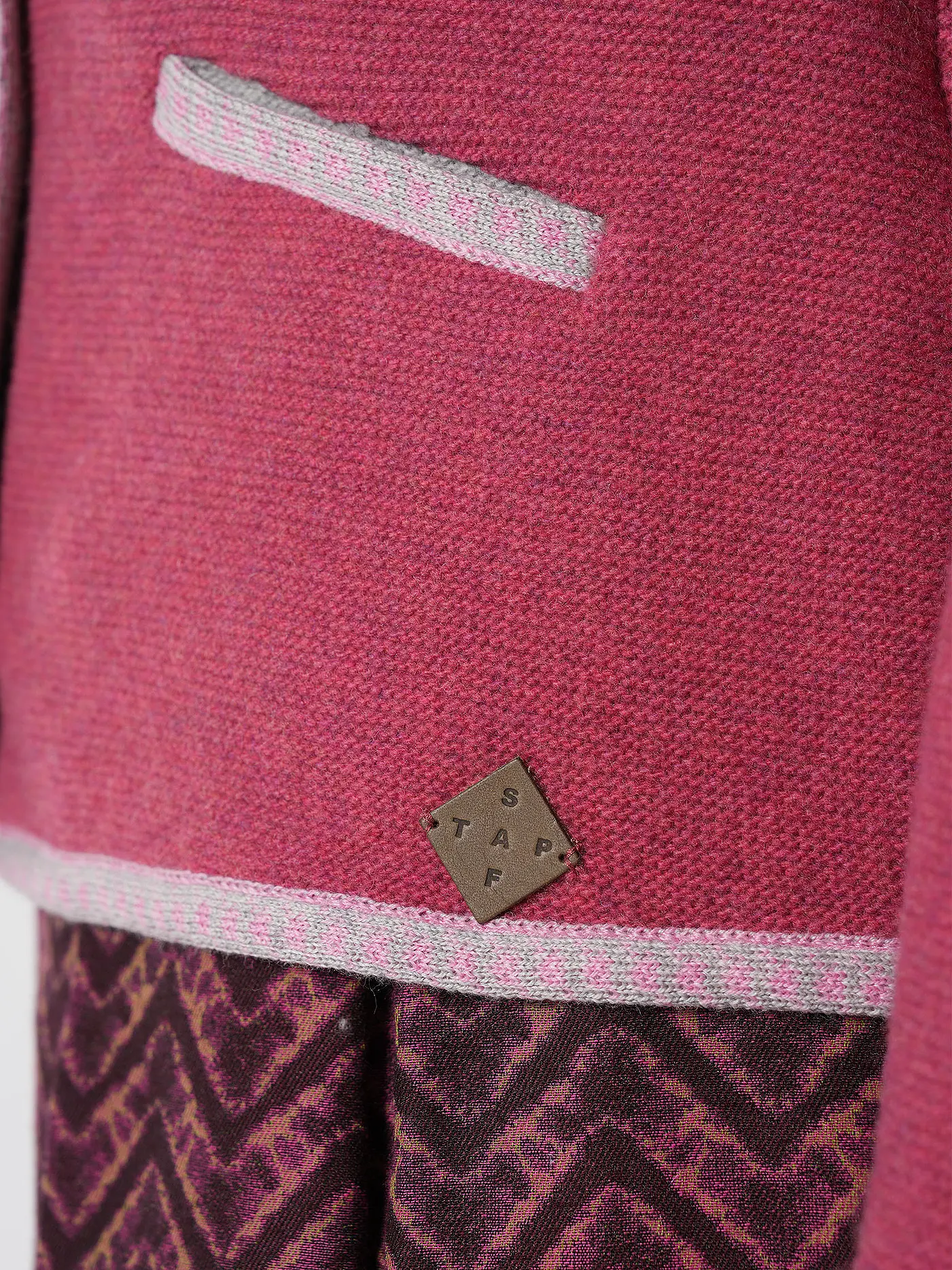 STAPF | Trachtenstrickjacke MALWINE | rot