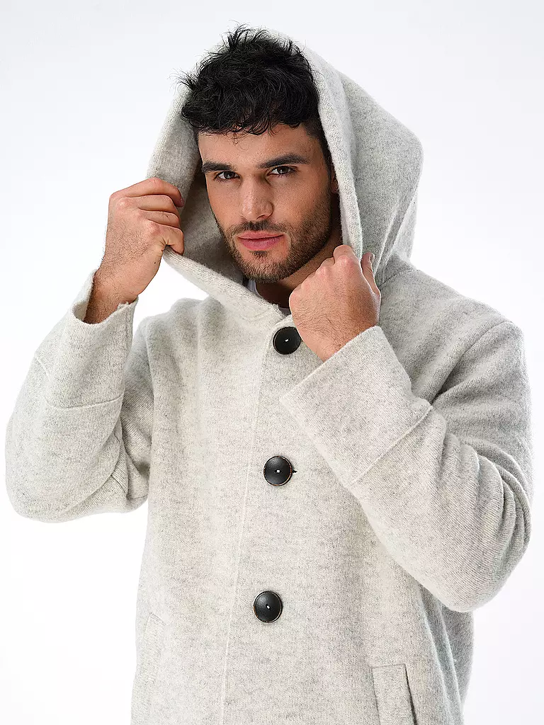 STAPF | Wollmantel Oversized Fit ADRIANO  | beige