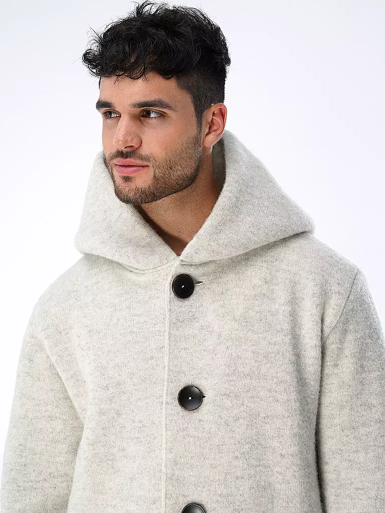 STAPF | Wollmantel Oversized Fit ADRIANO  | beige