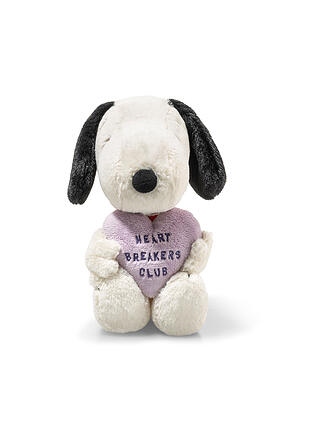 STEIFF | Plüschtier SNOOPY HEARTBREAKERS CLUB 22cm Weiss