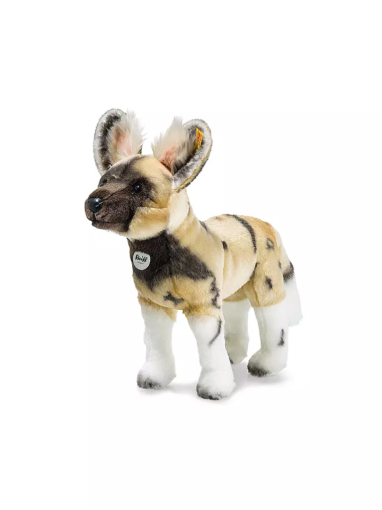 STEIFF | Aboki Afrikanischer Wildhund 38cm | transparent
