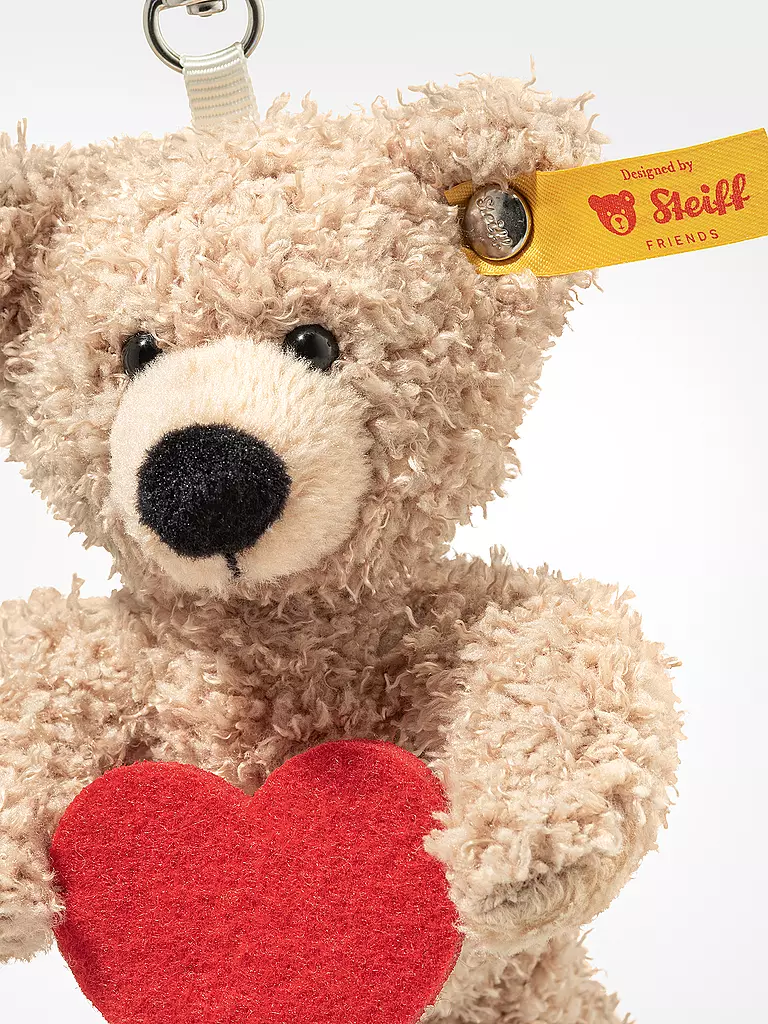 STEIFF | Anhänger Fynn Teddybär Love 12cm | beige
