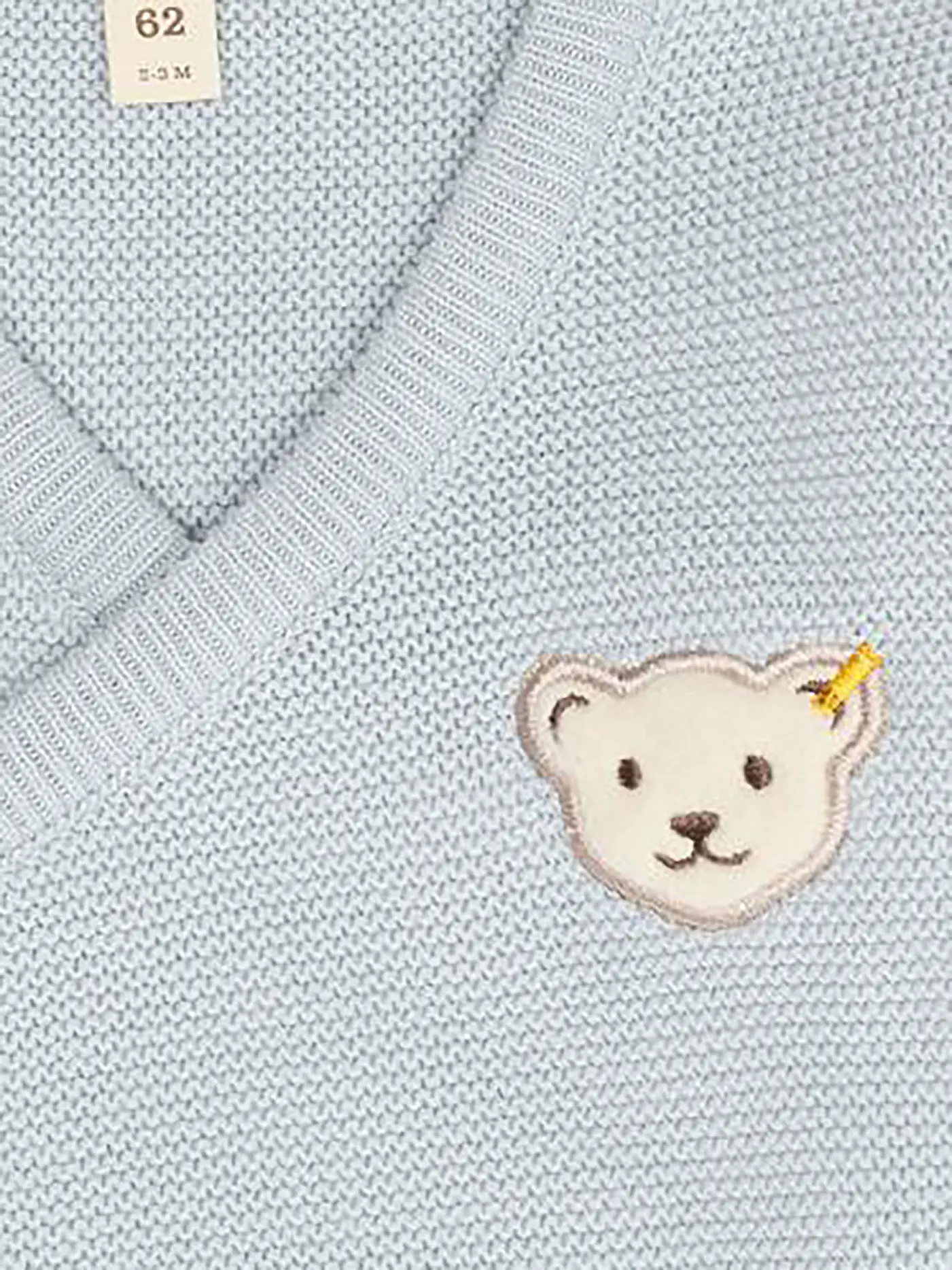 STEIFF | Baby Set Strickjacke und Strickhose 2 teilig | hellblau