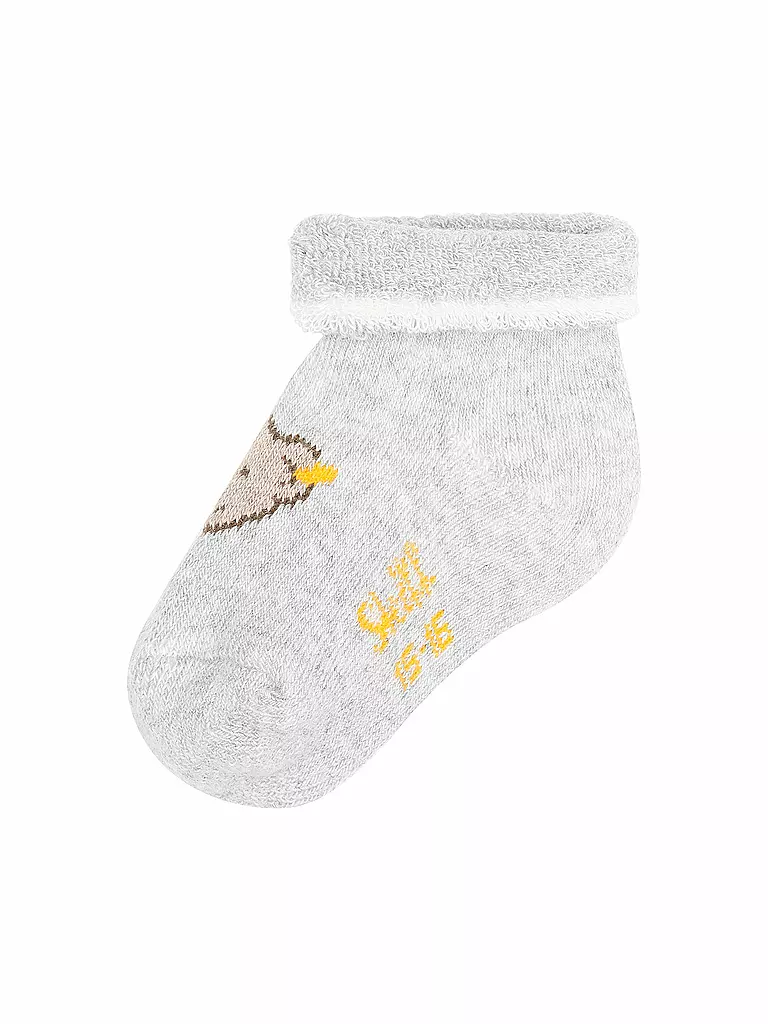 STEIFF | Baby Socken soft grey melange | dunkelblau