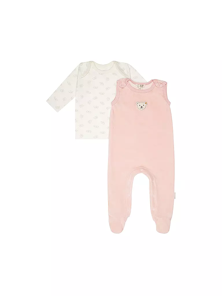 STEIFF | Baby Strampler Set 2 teilig | rosa