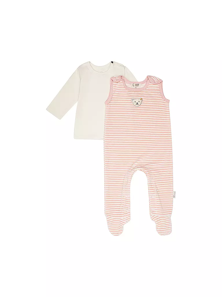 STEIFF | Baby Strampler Set 2 teilig | grau