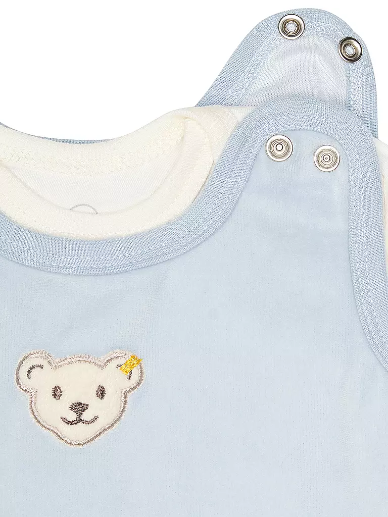 STEIFF | Baby Strampler Set 2 teilig | blau