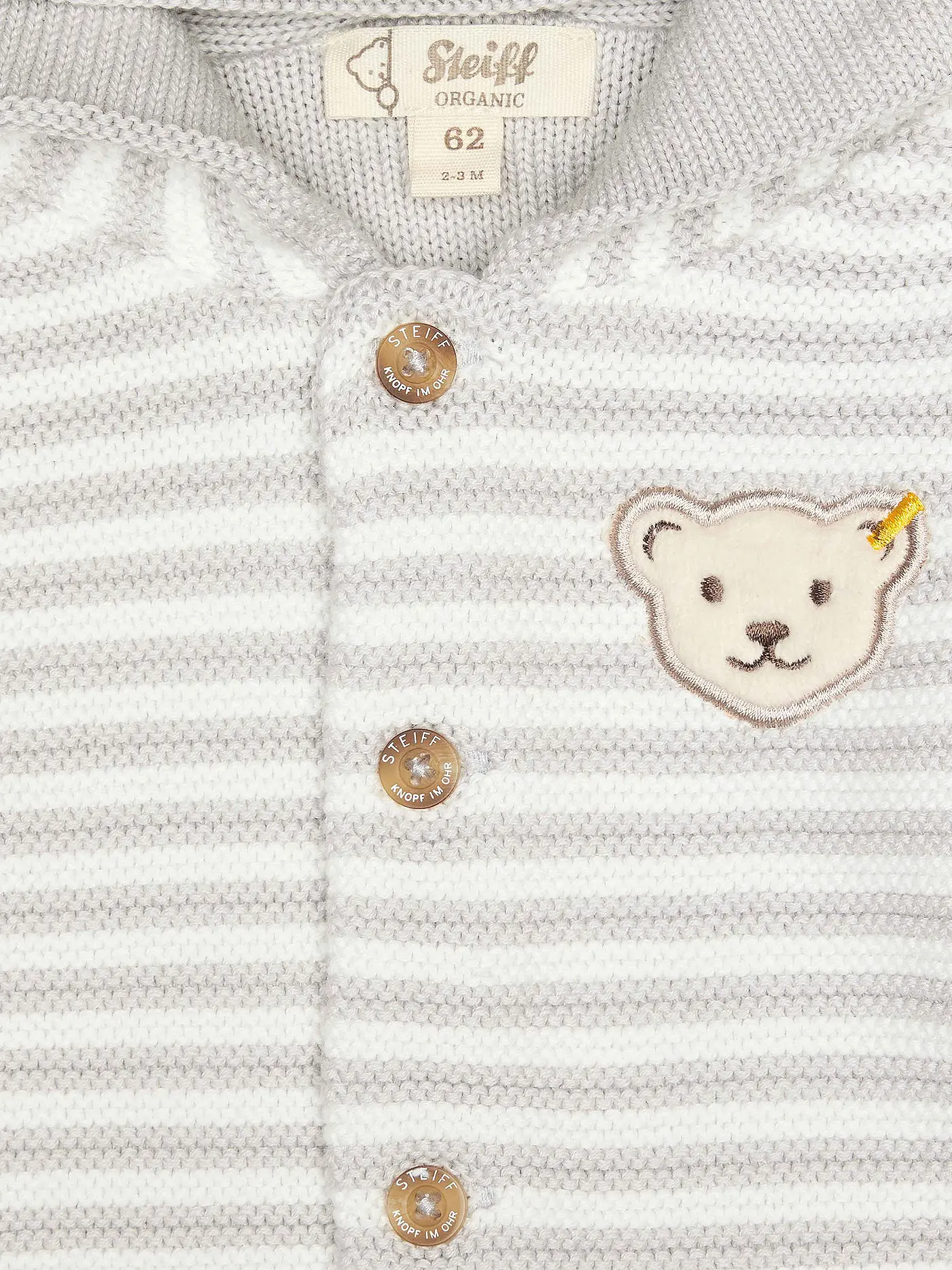 STEIFF | Baby Strickjacke  | hellgrau