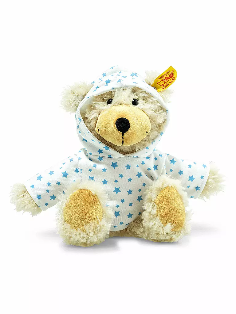 STEIFF | Charly Stars Schlenker-Teddybär mit Kapuzenpullover 23cm 012389 | beige