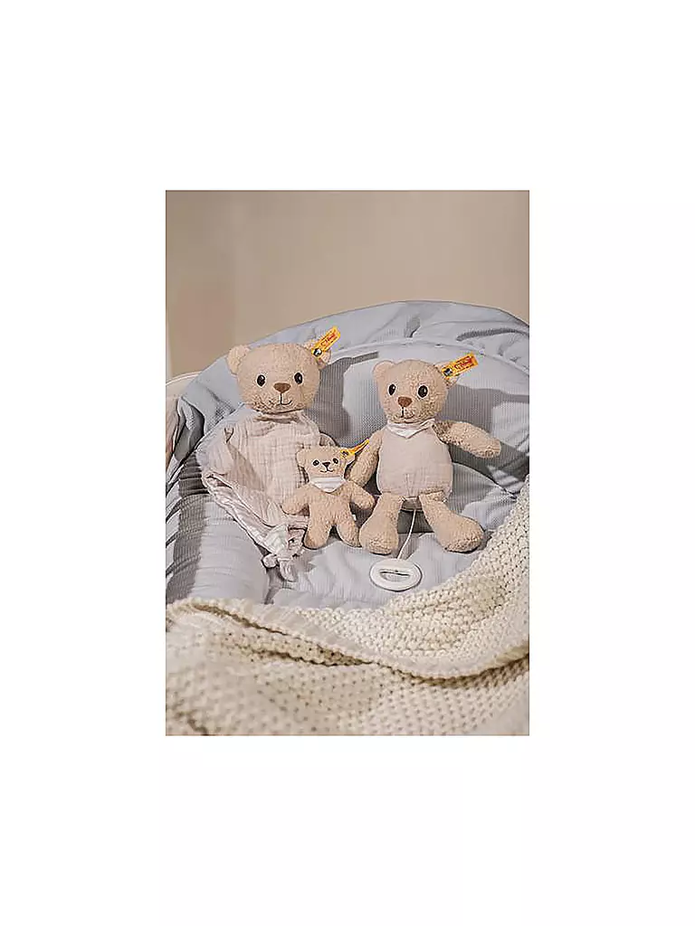 STEIFF | Gots Noah Teddy Schmusetuch 32 cm | beige