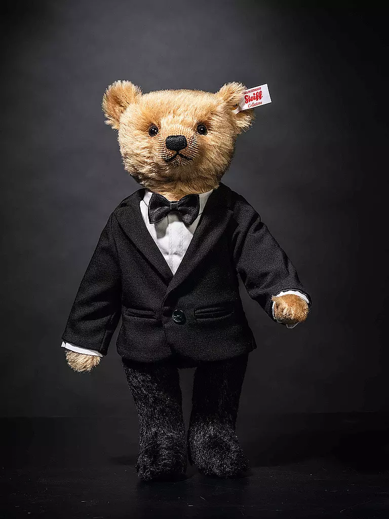 STEIFF | James Bond 60. Jubiläum Teddybär RMS 31cm 007606 Sammlerstück | keine Farbe