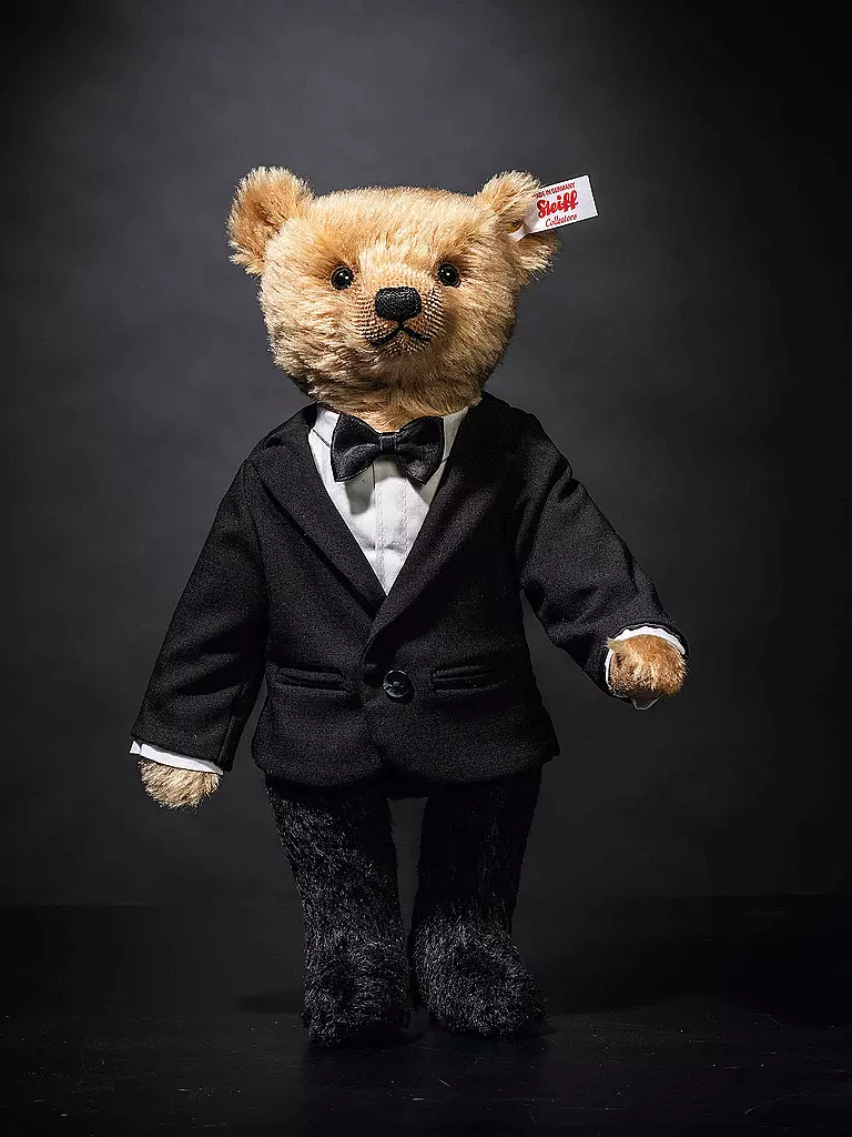 STEIFF | James Bond 60. Jubiläum Teddybär RMS 31cm 007606 Sammlerstück | keine Farbe