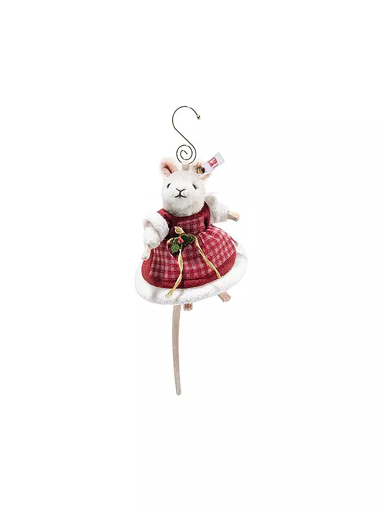 STEIFF | Mrs Santa Maus Ornament | keine Farbe