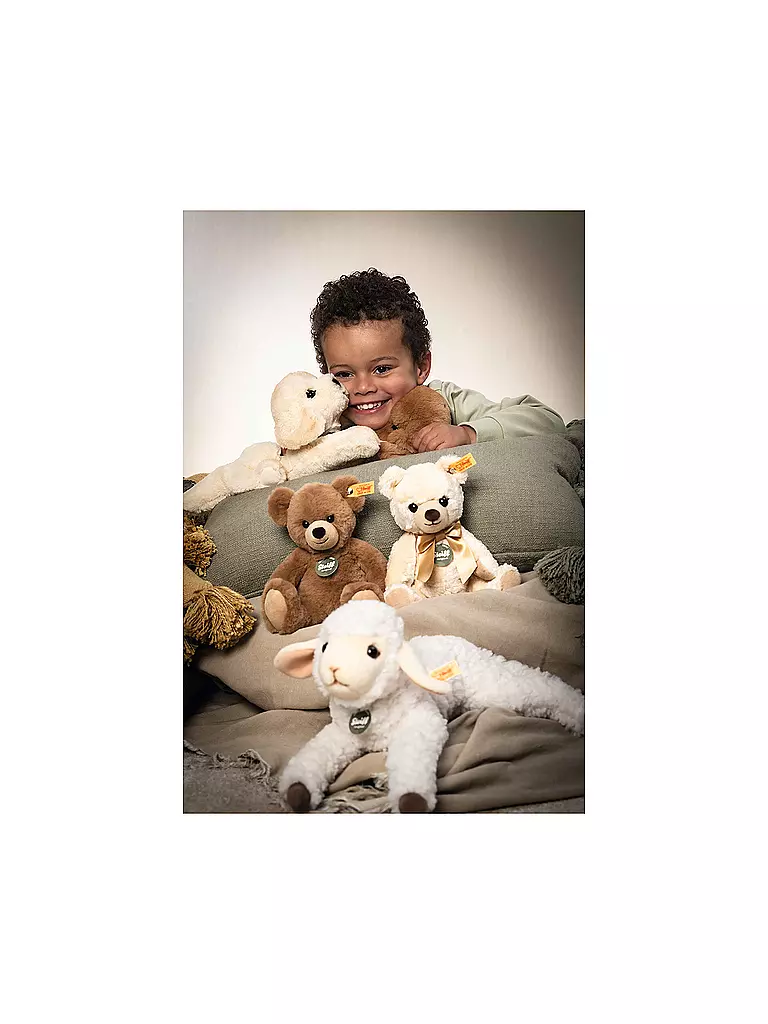 STEIFF | Plüschtier Boecky Lamm 35cm Teddies for tomorrow | weiss