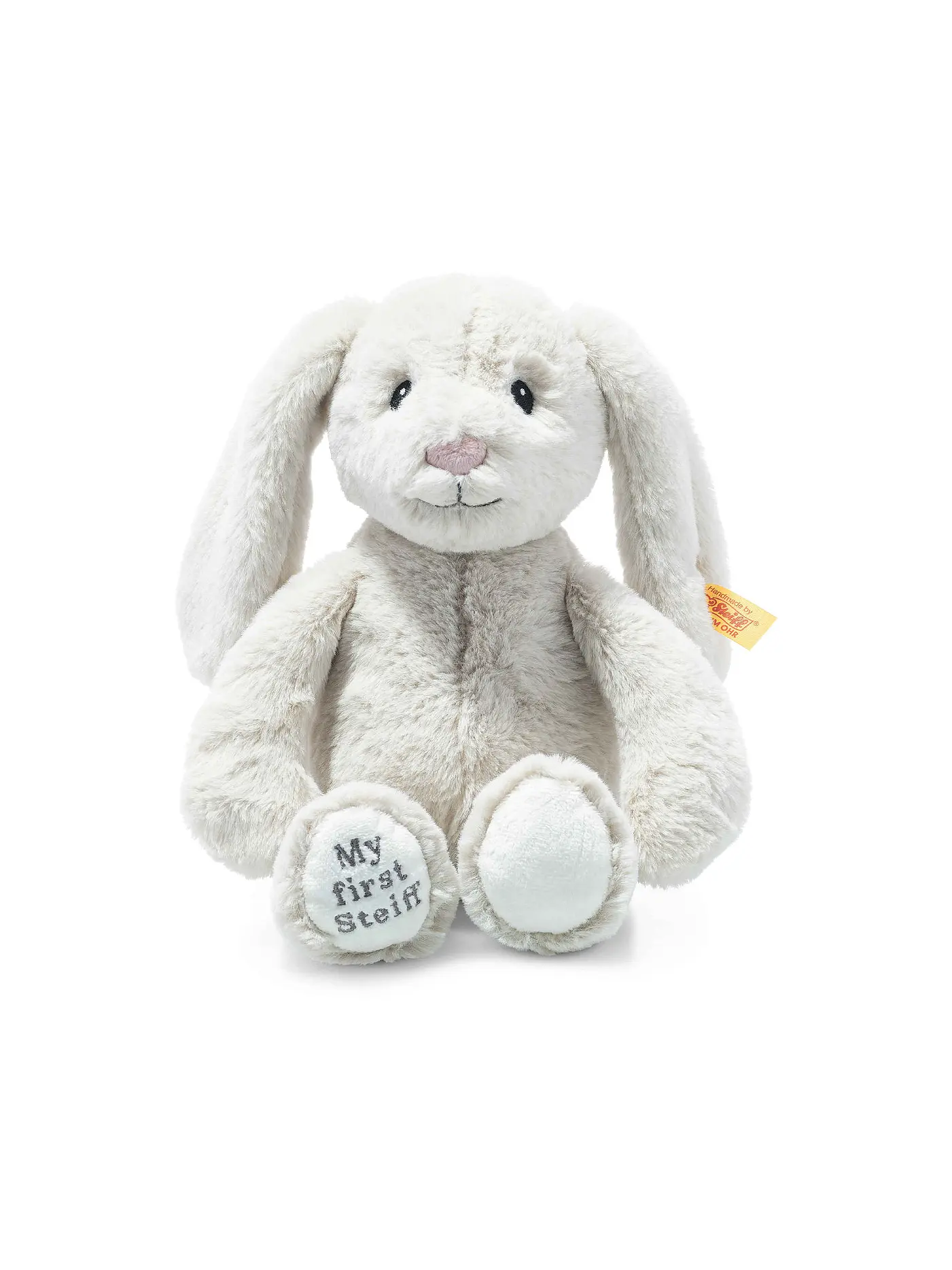 STEIFF | Plüschtier MY FIRST HOPPIE Hase 26cm | hellgrau