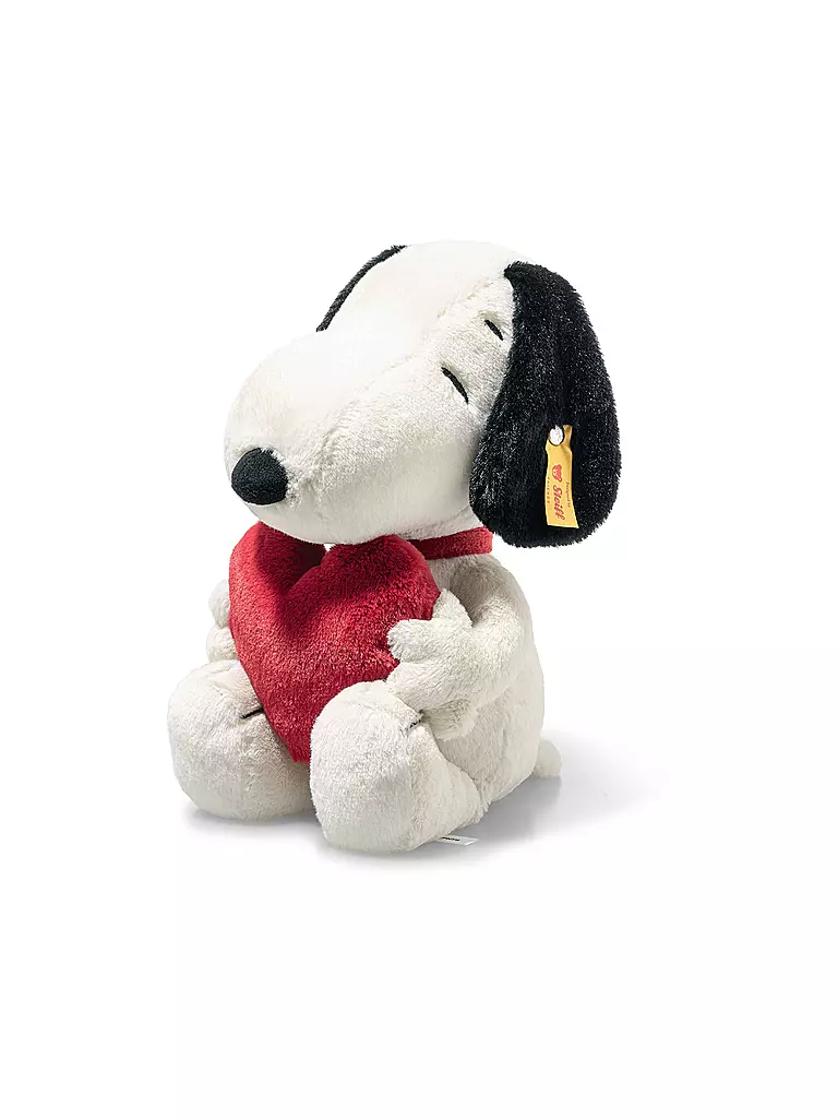 STEIFF | Plüschtier Snoopy Love 30cm | weiss
