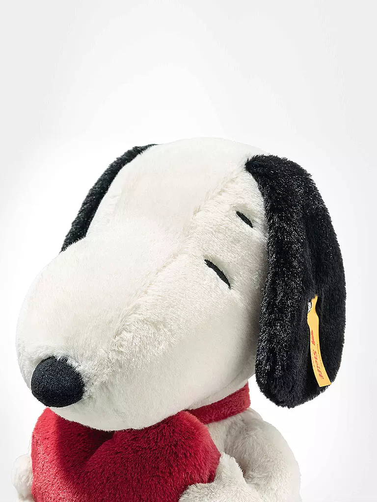STEIFF | Plüschtier Snoopy Love 30cm | weiss