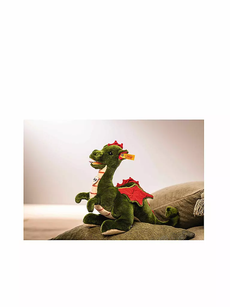 STEIFF | Rocky Drache 32cm 067198 | grün
