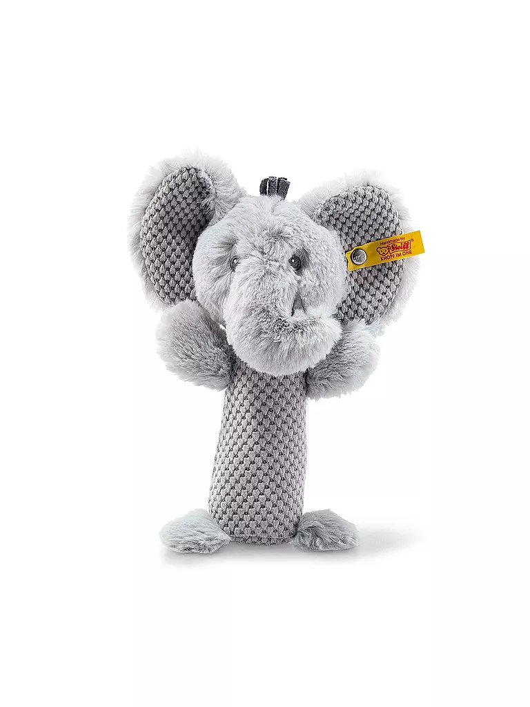 STEIFF | Soft Cuddly Friends - Ellie Elefant Rassel grau | keine Farbe