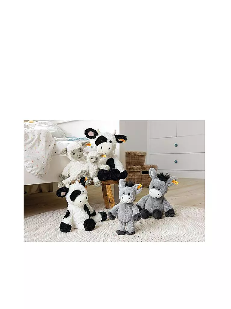 STEIFF | Soft Cuddly Friends Dinkie Esel 20cm | grau