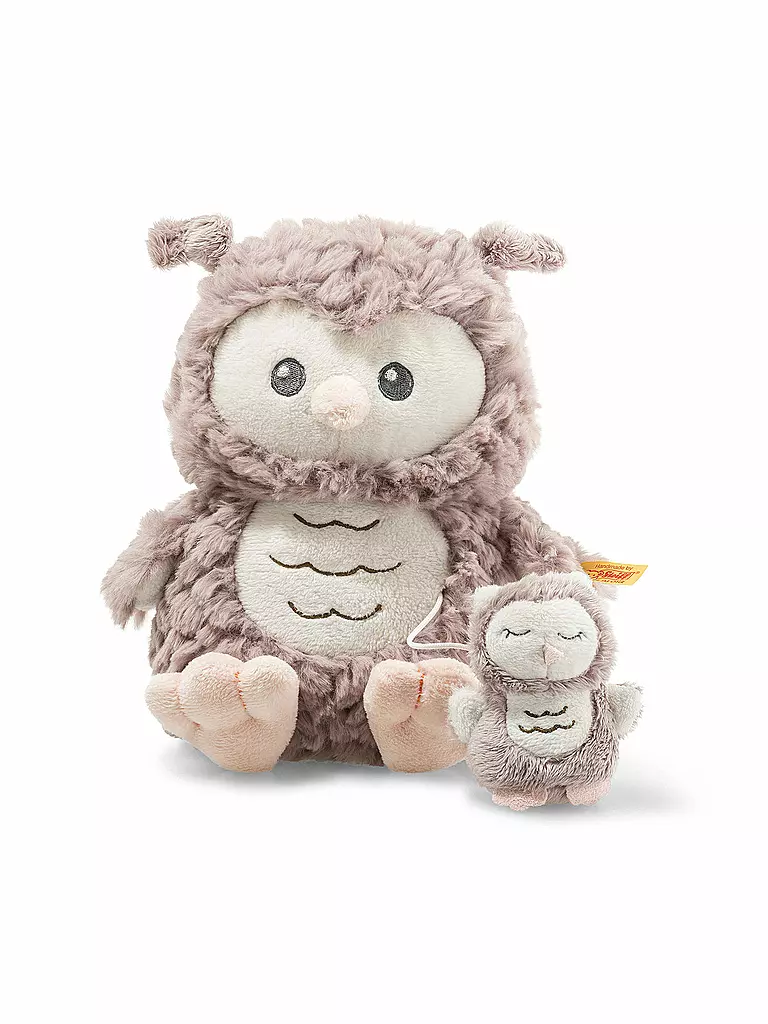 STEIFF | Soft Cuddly Friends Ollie Eule Spieluhr 21cm 241840 | beige