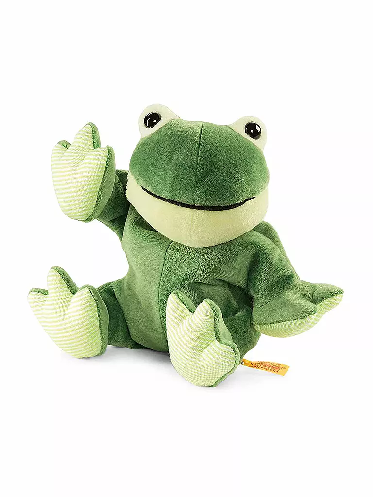 STEIFF | Wärmekissen Floppy Cappy Frosch 22cm | transparent