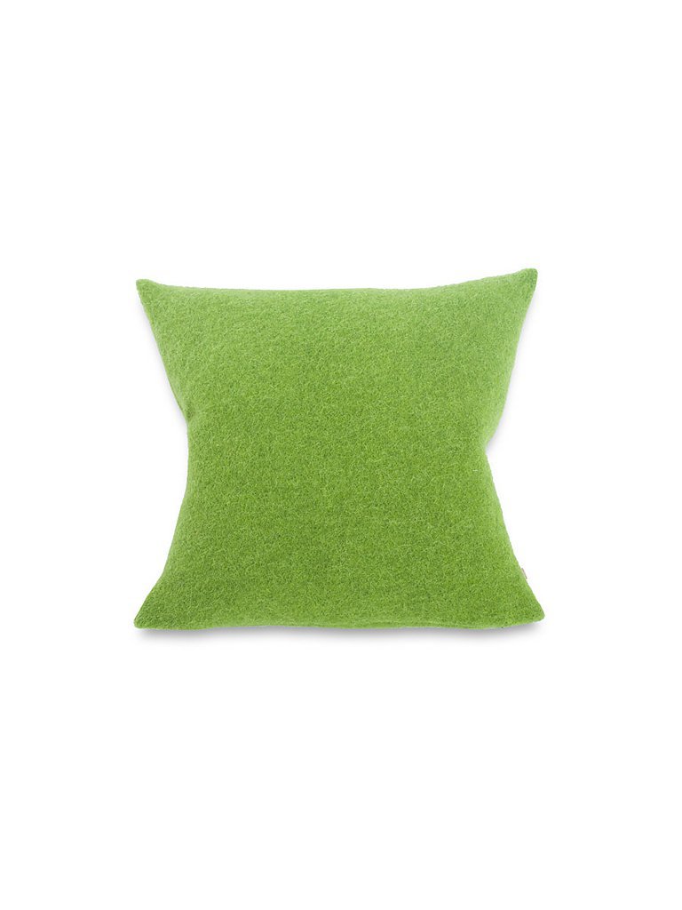 STEINER 1888 Cojín de lana Alina 40x40cm manzana (relleno) verde