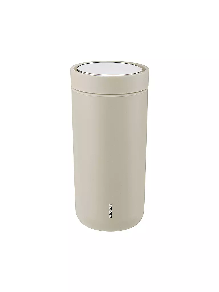STELTON | Isolierbecher - Thermosbecher To Go Click 0,4l Soft Sand | grau