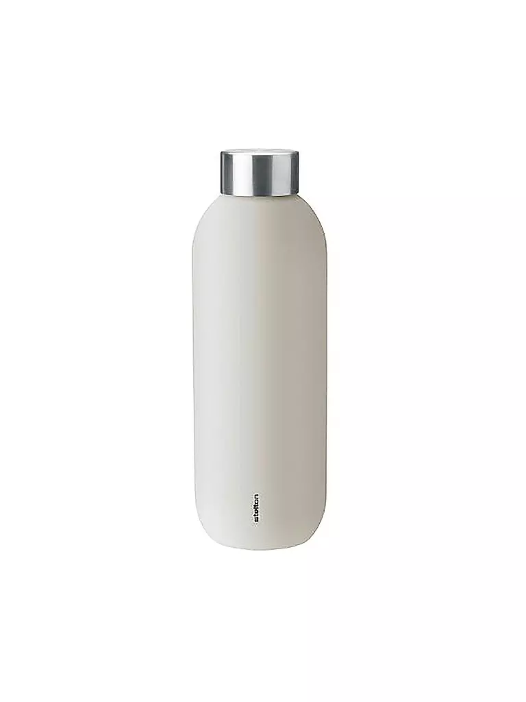 STELTON | Isolierflasche - Thermosflasche Keep Cool 0,6l Sand | grau