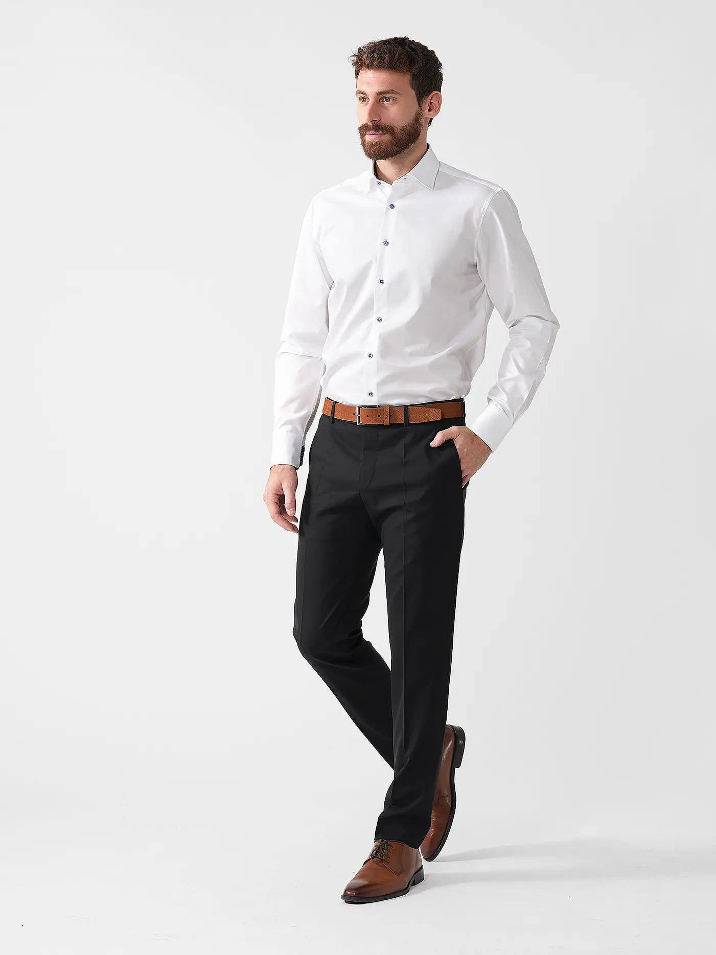 STENSTRÖMS | Businesshemd Fitted Body | weiss