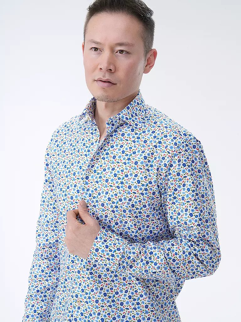 STENSTRÖMS | Hemd Fitted Fit | blau