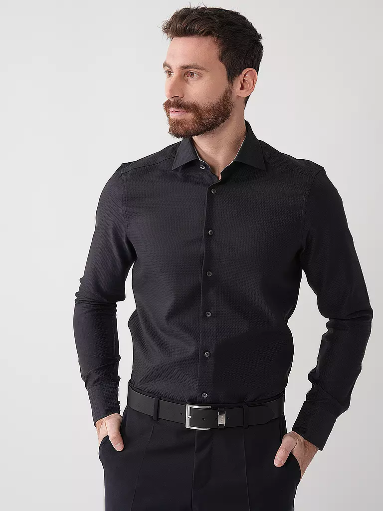STENSTRÖMS | Hemd Slim Fit  | schwarz
