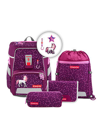 STEP BY STEP | Schultaschen Set 5tlg SPACE Pretty Unicorn