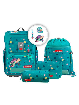 STEP BY STEP | Schultaschen Set 5tlg CLOUD Turtle Josie 