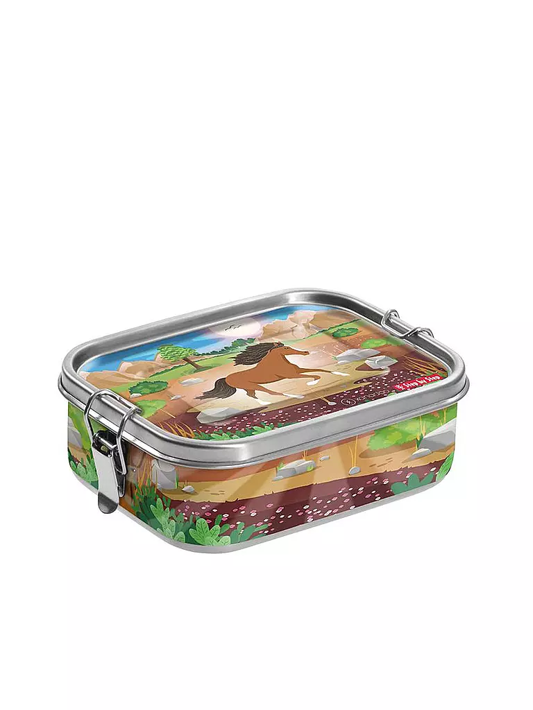 STEP BY STEP | Edelstahl Lunchbox - Wild Horse Ronja  | bunt