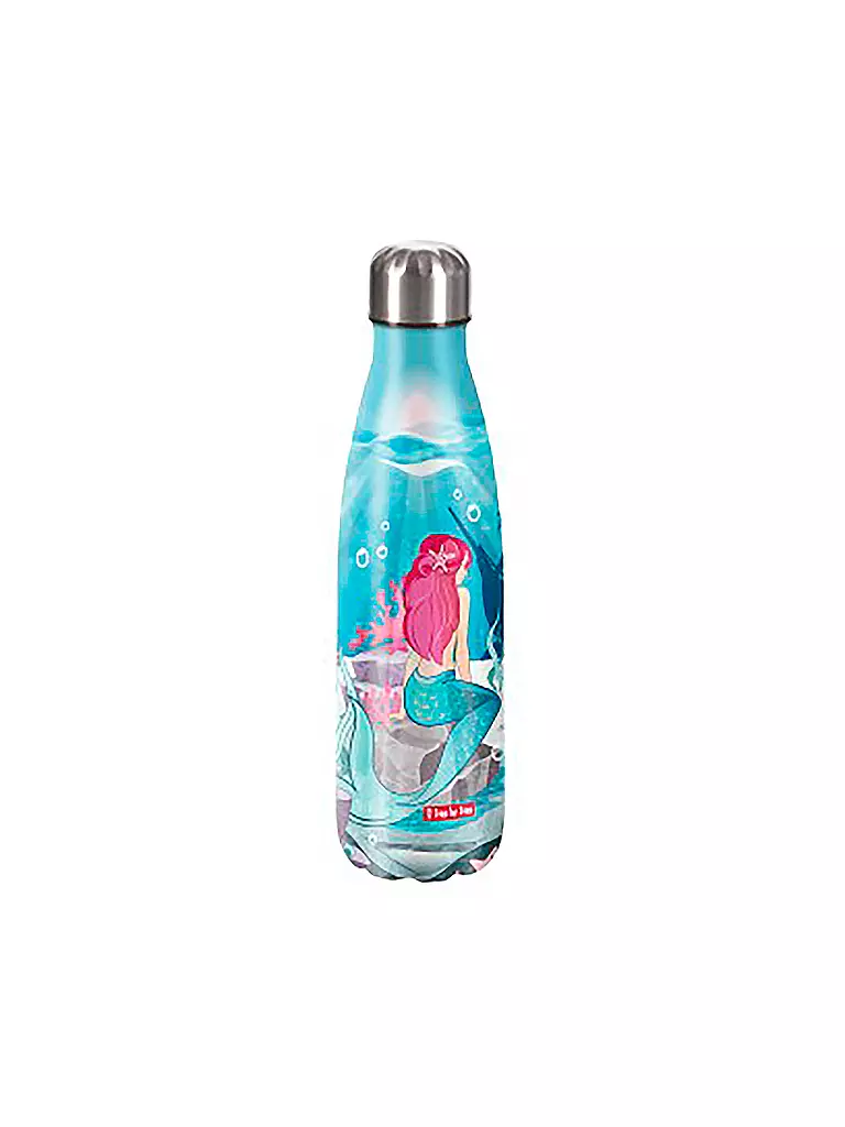 STEP BY STEP | Edelstahl Trinkflasche 0,5L Mermaid Bella | bunt