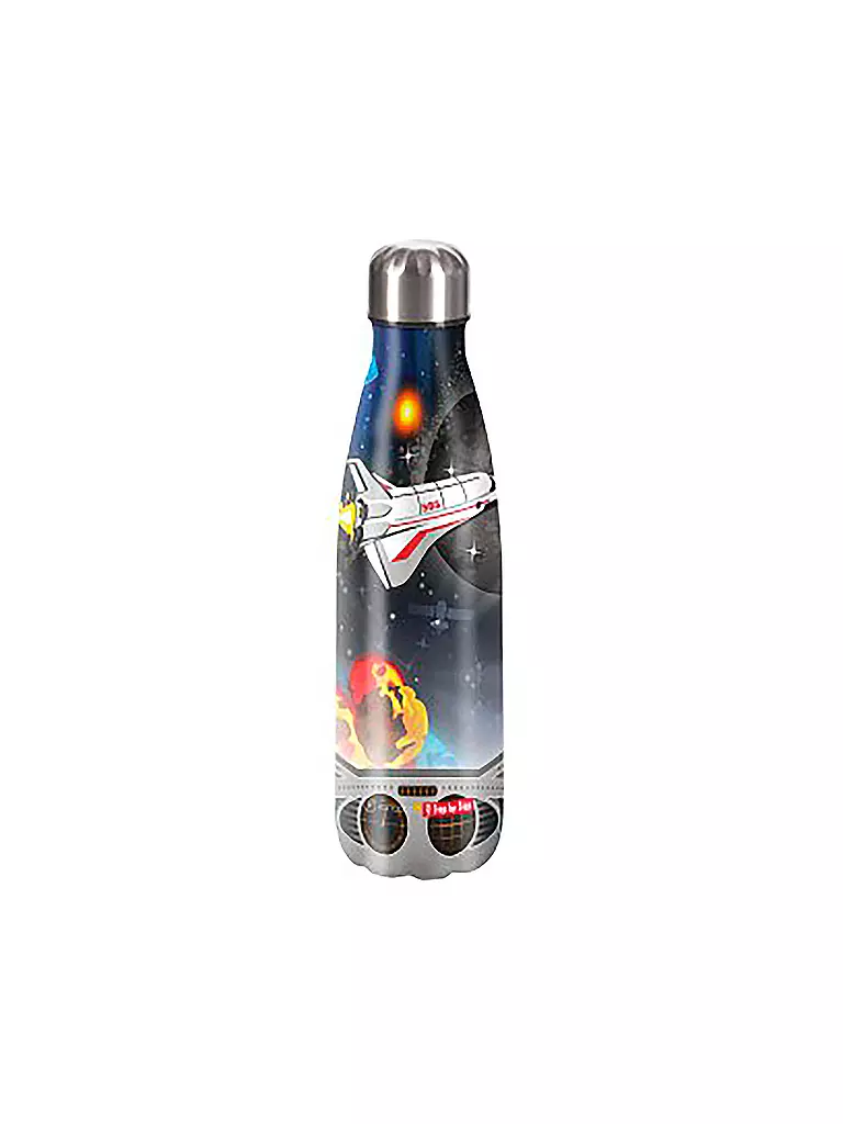 STEP BY STEP | Edelstahl Trinkflasche 0,5L Sky Rocket Rico | bunt